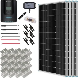 Shipping Container Solar Panel Power Kit – 100watt Each / 12volt (4 Panel Pack)